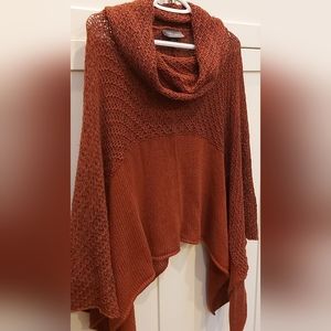 WOODEN SHIPS knit poncho